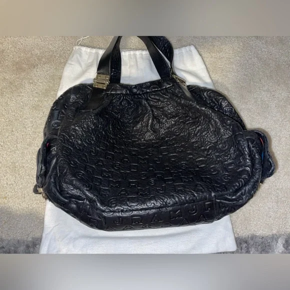 MARC JACOBS Pebbled Leather Hobo Bag - Black - Picture 9 of 11